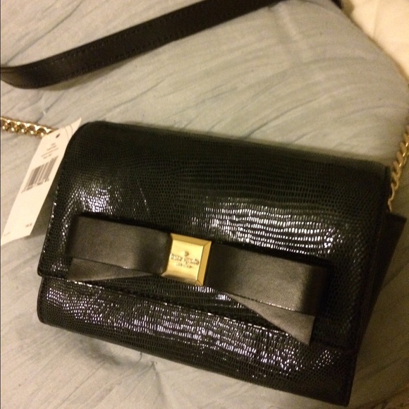 New - Kate Spade mini metallic black shoulder bag - Picture 4 of 4